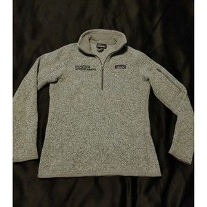 Patagonia Women's S Better Sweater 1/4 Zip Fleece Pullover  - Heather Gray